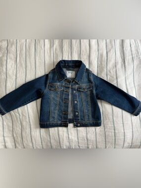 Old Navy Kids Dark Blue Denim Jacket size 3t